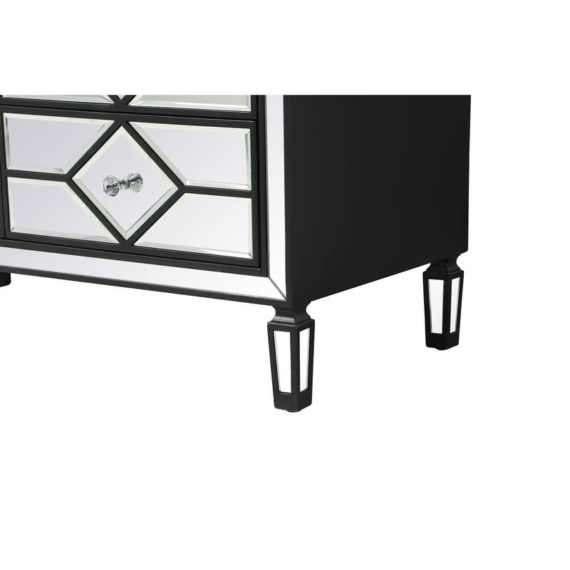 Mirrored Armoire with Drawers