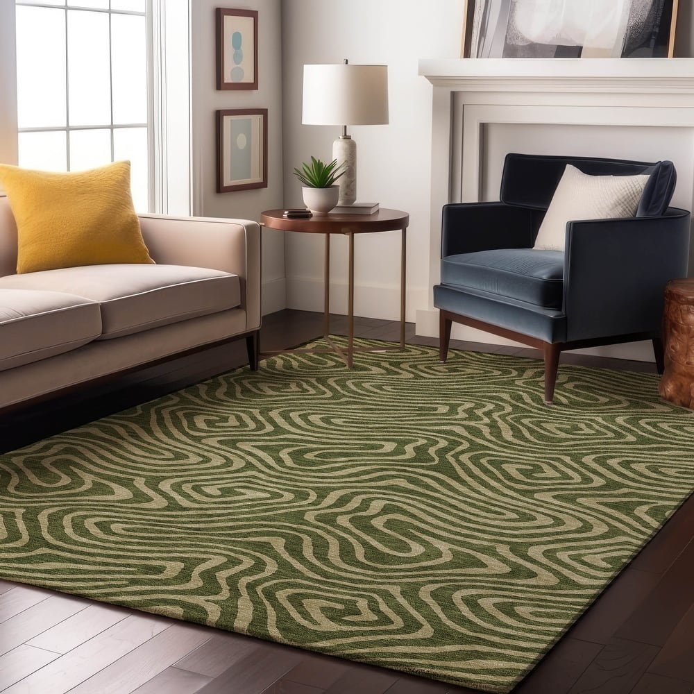 Premium Washable Super Soft Modern Maze Mayfield Rug