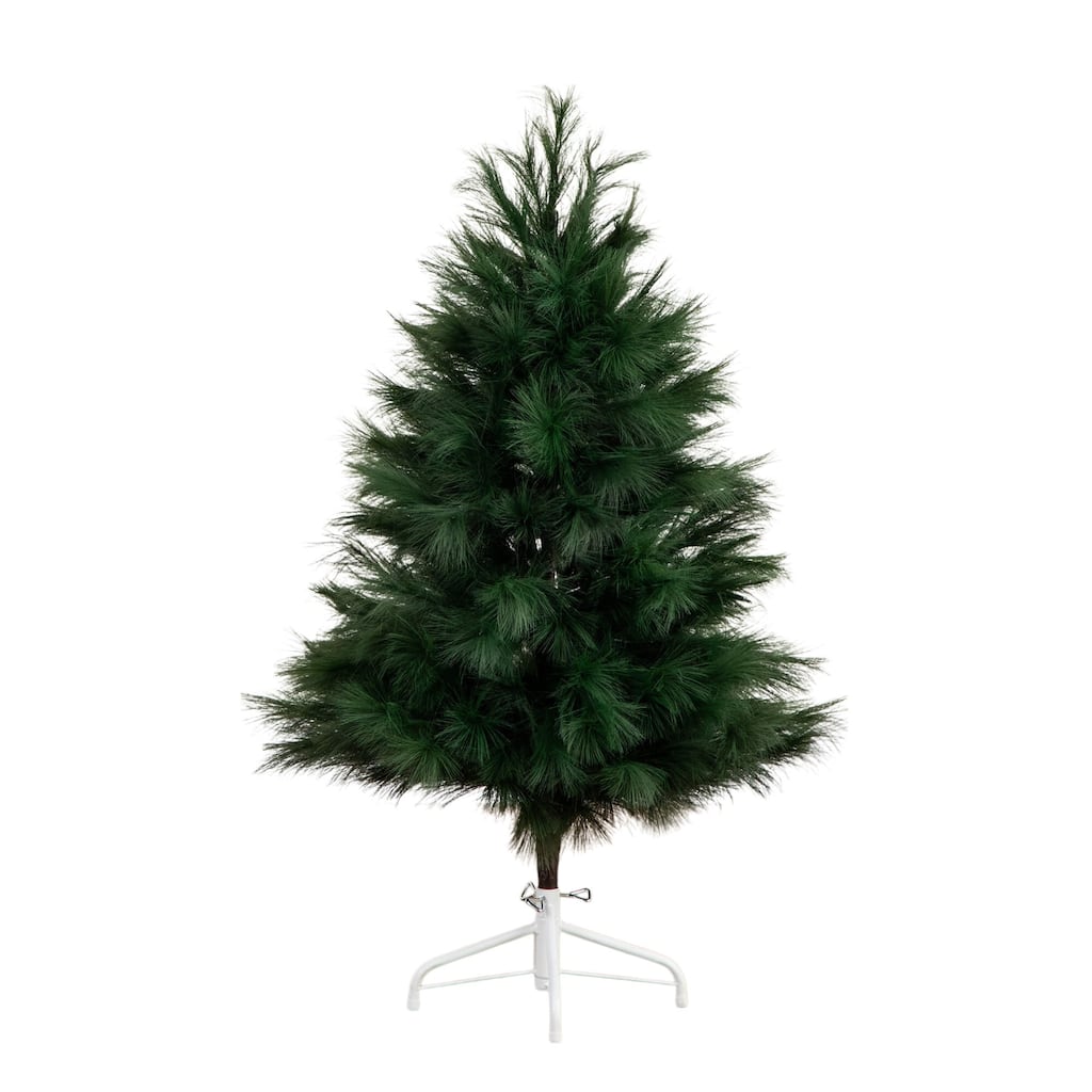 Pampas Grass Artificial Christmas Tree - 4' - Green - Unlit