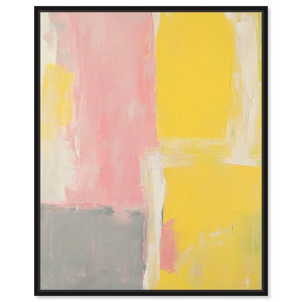 Blush and Sunshine Canvas by Art Remedy