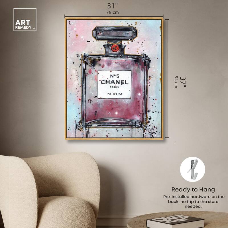 Doll Memories - Abstract Perfume Canvas by Art Remedy