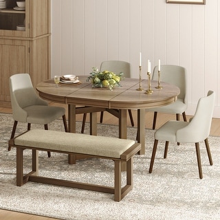 HULALA HOME Jose Modern Wooden 6 piece Dining Sets