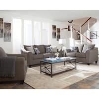 Creston Grey 3-piece Living Room Set - On Sale - Bed Bath & Beyond ...