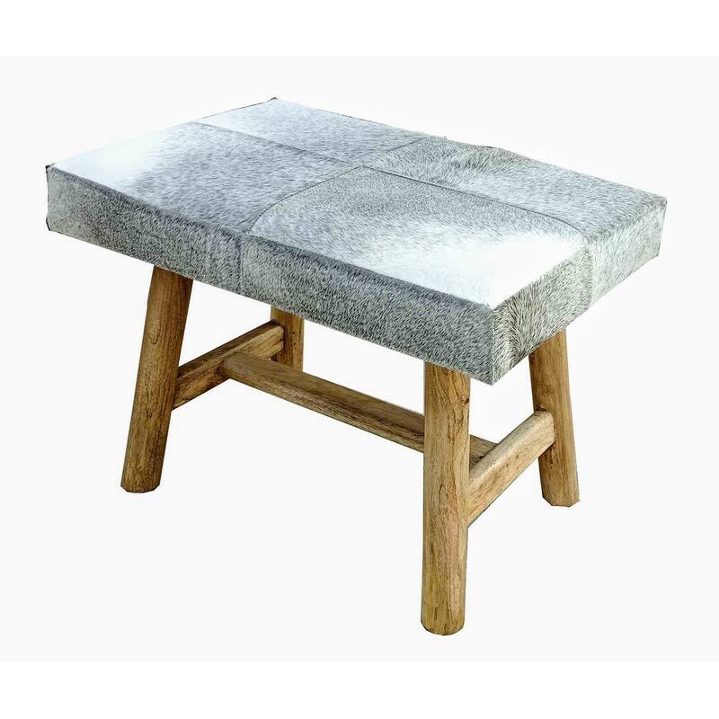 THOR Grey Cowhide Bench