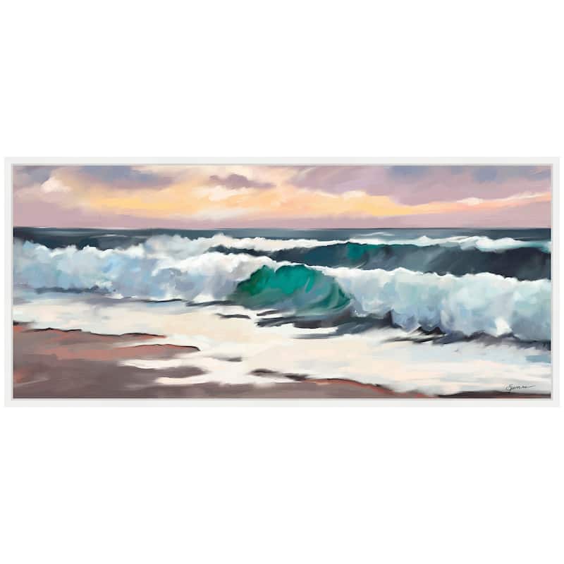 Kate and Laurel Sylvie roll tide Framed Canvas by Mary Sparrow