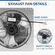 18" Aluminum High Speed Shutter Exhaust Fan
