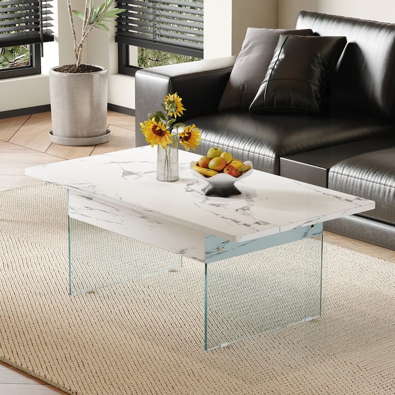 Versatile Lifting Coffee Table with Storage and Multiple Options