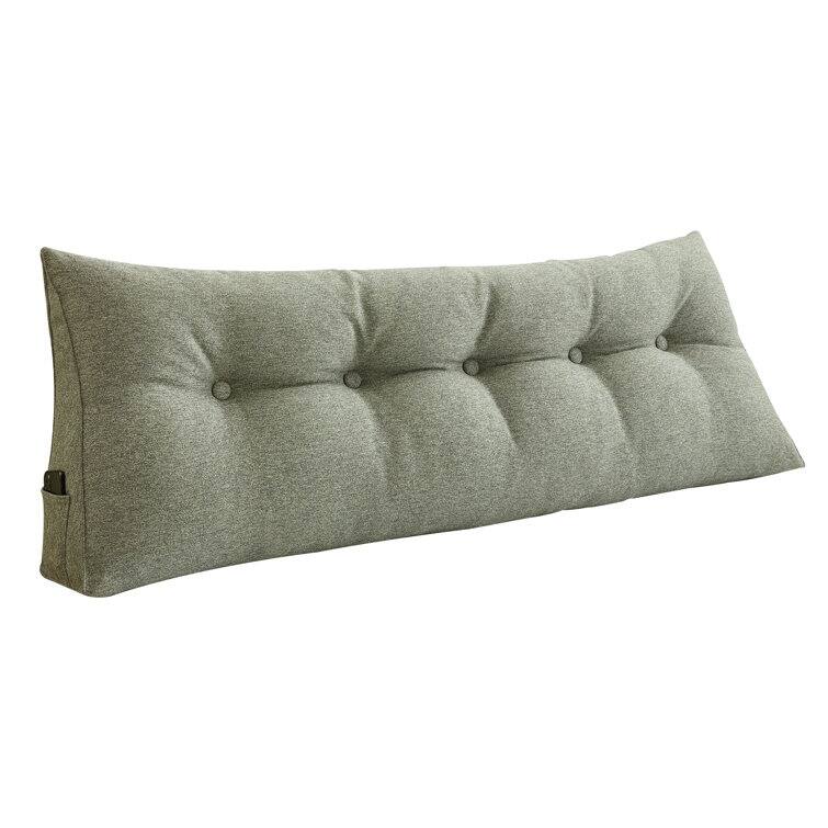 WOWMAX Bed Rest Reading Wedge Headboard Backrest Tufted Pillow