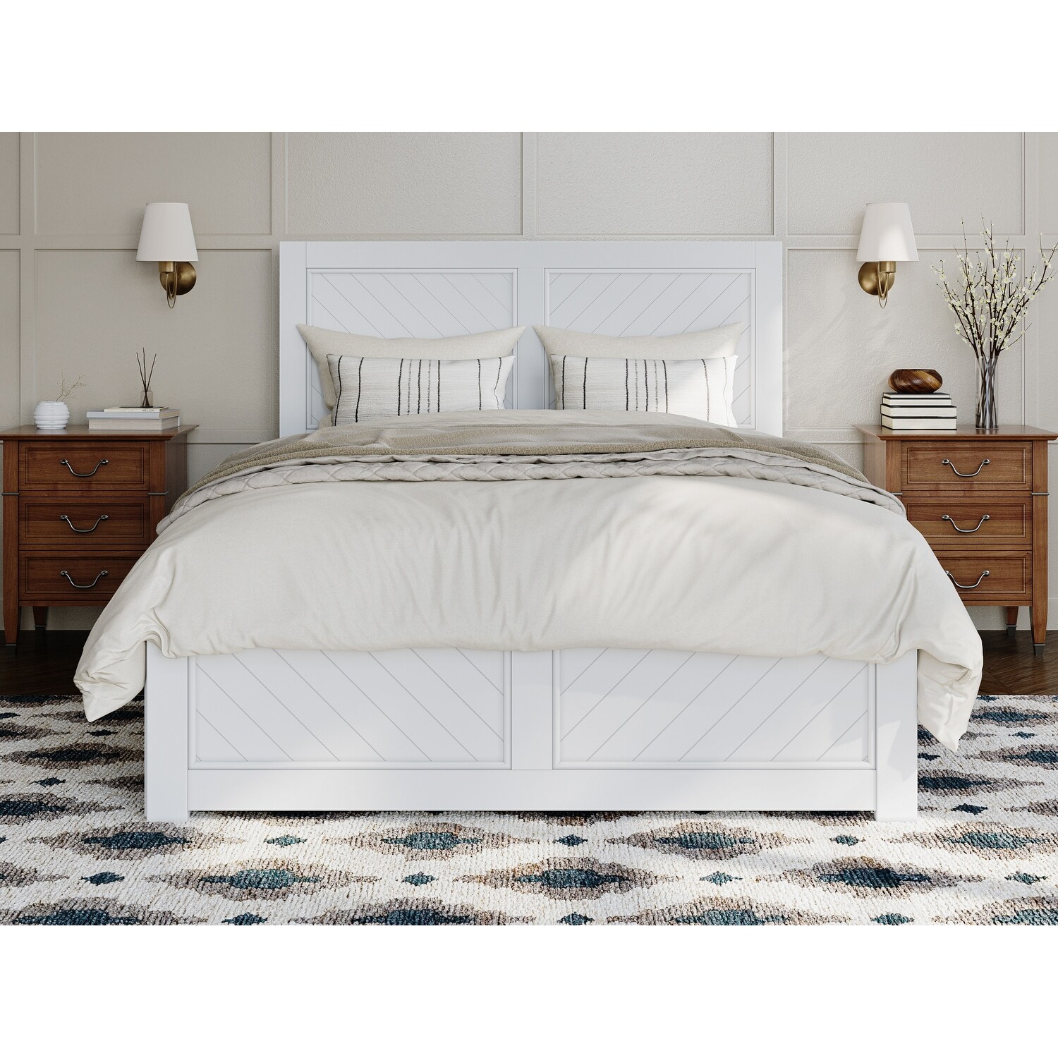 Canyon Full Platform Bed with Matching Footboard Full Trundle On Sale Bed Bath Beyond 39488268