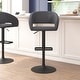 preview thumbnail 95 of 178, Vinyl Adjustable Height Barstool with Rounded Mid-Back