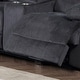 preview thumbnail 10 of 9, Kevin Upholstered Reclining Loveseat Gentle Lower Lumbar Massage