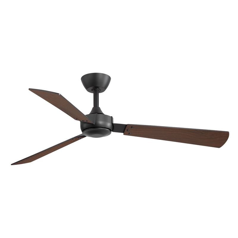 2 Set 52-inch Reversible 3-Blade Ceiling Fan No Light with Remote