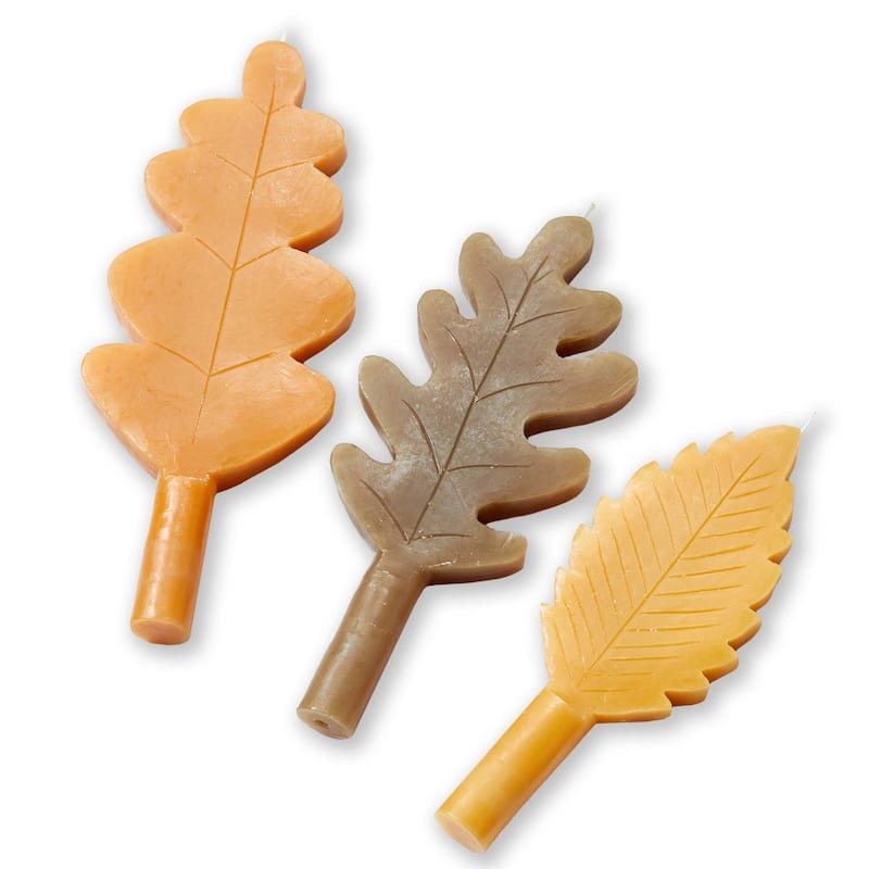 Fall Leaf Taper S/3