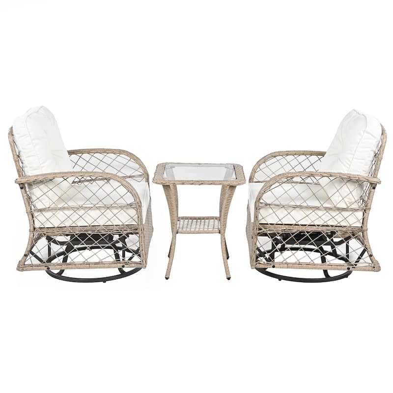 3-piece Outdoor Chair&Table Set