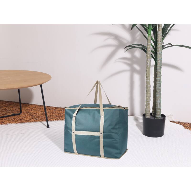 1 Pack Clothes Storage, Foldable Storage Bags, Moving Bags for Organizing Clothing, Closet Organizers and Storage with Handles