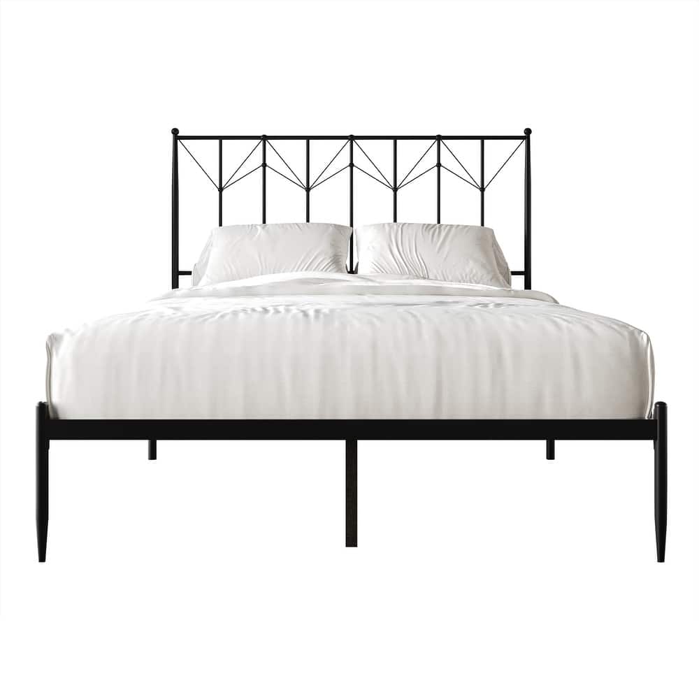 CraftPorch Elegant Metal Platform Bed