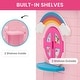 preview thumbnail 8 of 6, Rainbow Unicorn Playhouse - N/A