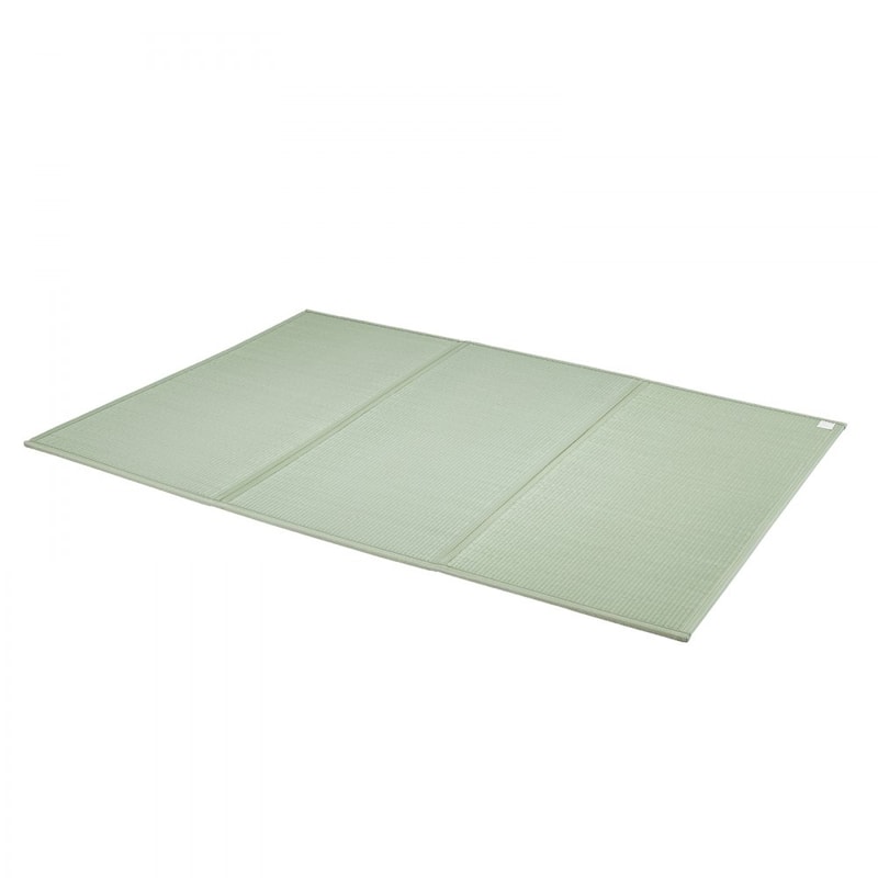 Foldable Tatami Floor Mattress 83”x55” Natural Rush Grass Japanese Mat for All-Season Comfort - 83” x 55” x 0.5”