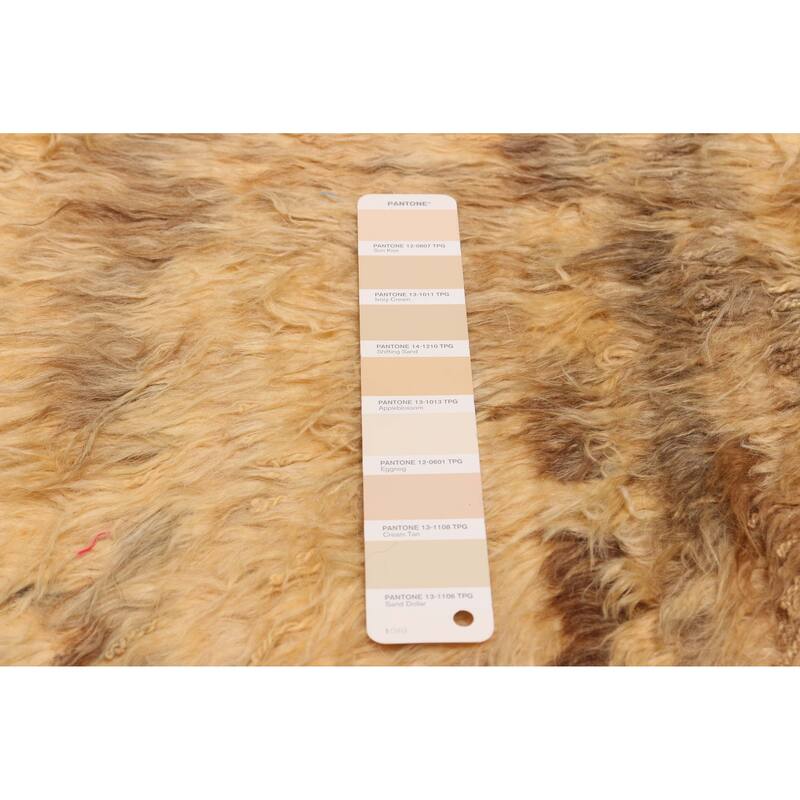 ECARPETGALLERY Hand-knotted Finest Peshawar Ziegler Beige, Tan Wool Rug - 9'10 x 9'6