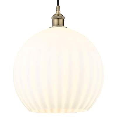 Innovations Lighting 616-1P 17 14 White Venetian Pendant White
