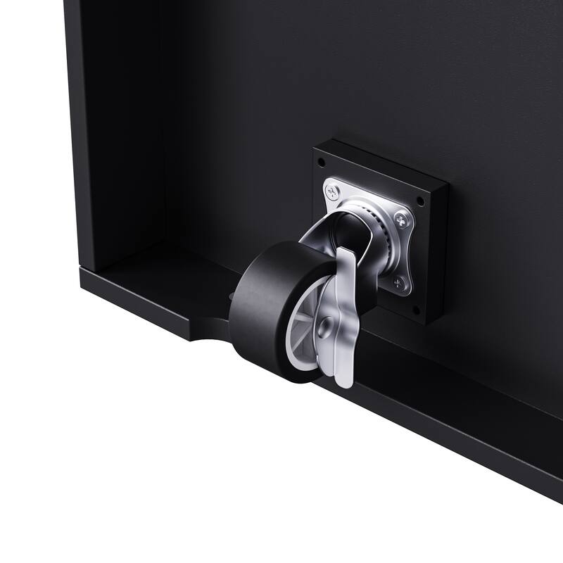 53.14'' Kitchen Island with 2 Bar Stools, Power Outlet,Door Internal Storage Rack, Drop Leaf, 5 Open Side Racks, 3 Drawers