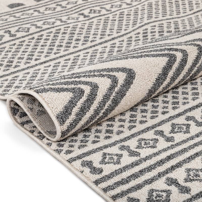 Well Woven Loop De Loop Cruce Geometric Tribal Area Rug
