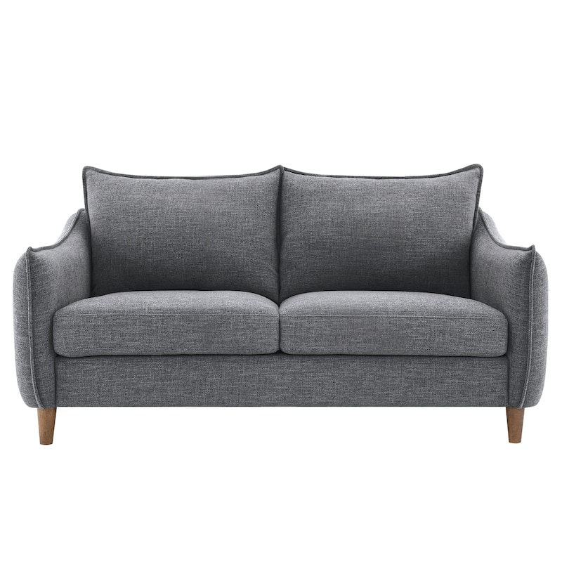Furniture of America Lolly Modern OEKO TEX Chenille Fabric Loveseat