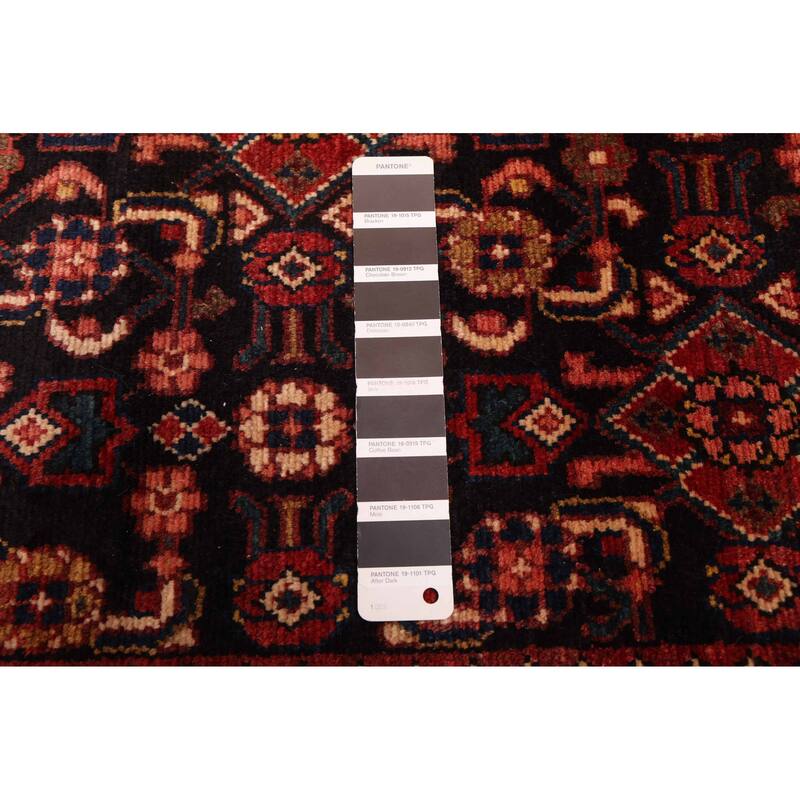 ECARPETGALLERY Hand-knotted Andelz Black Wool Rug - 3'5 x 12'8