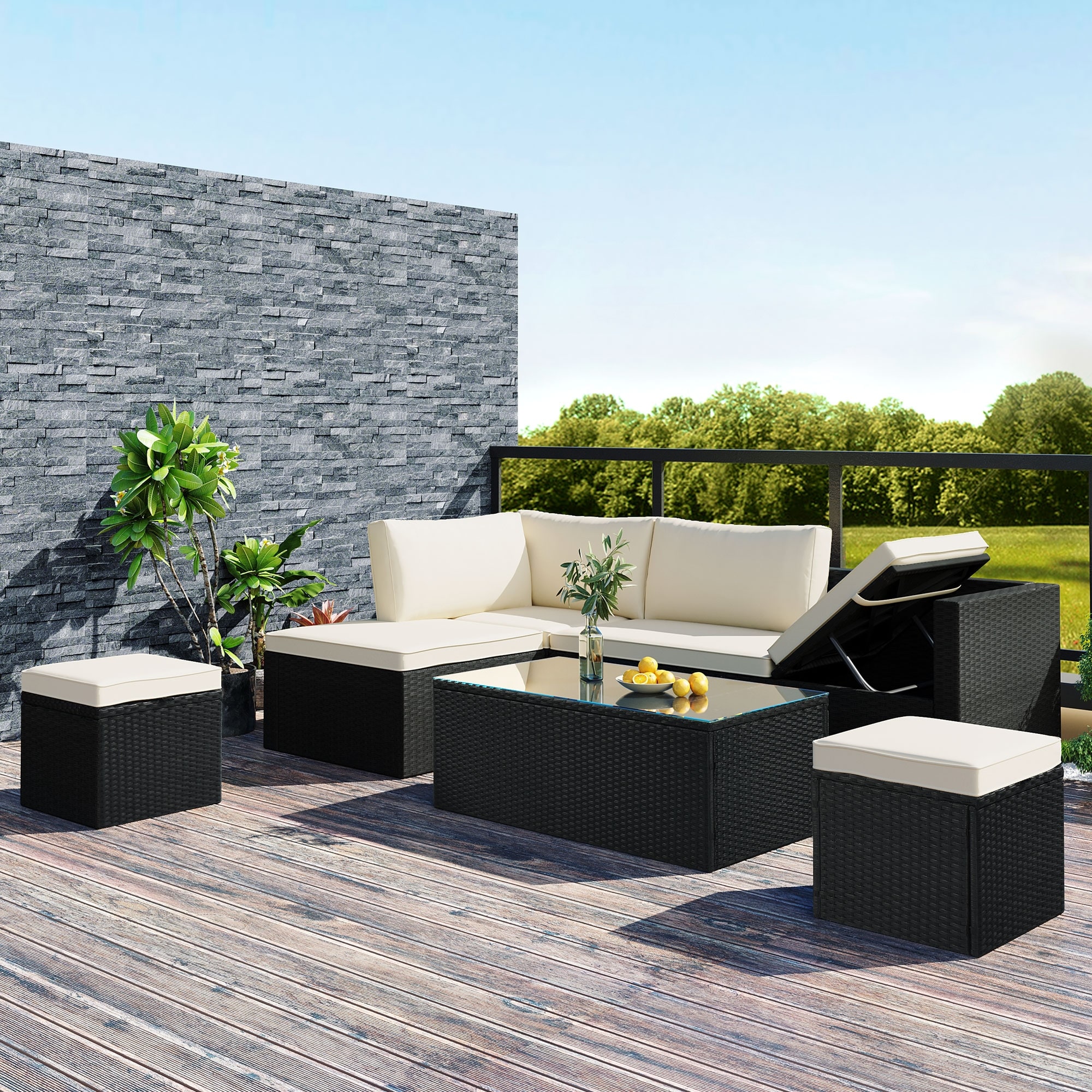 Oversized outdoor sectional deals