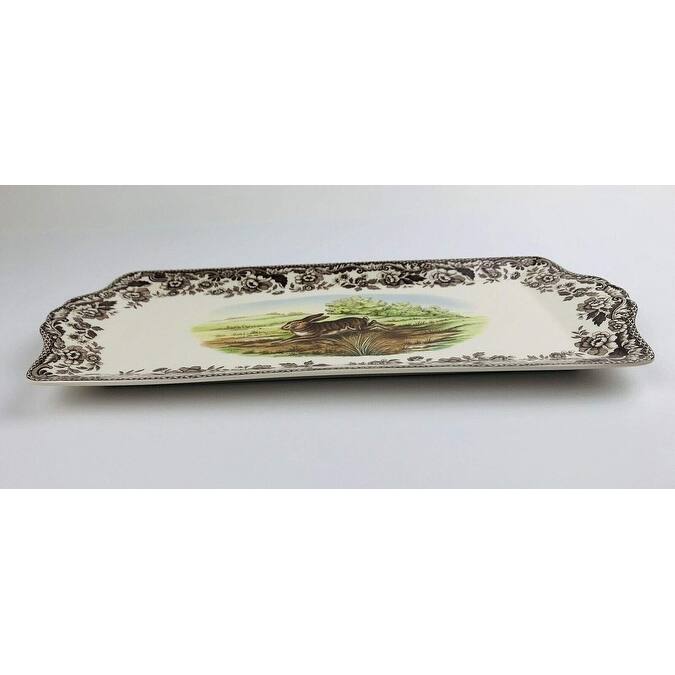 Spode Woodland Collection Sandwich Tray - 13 inch