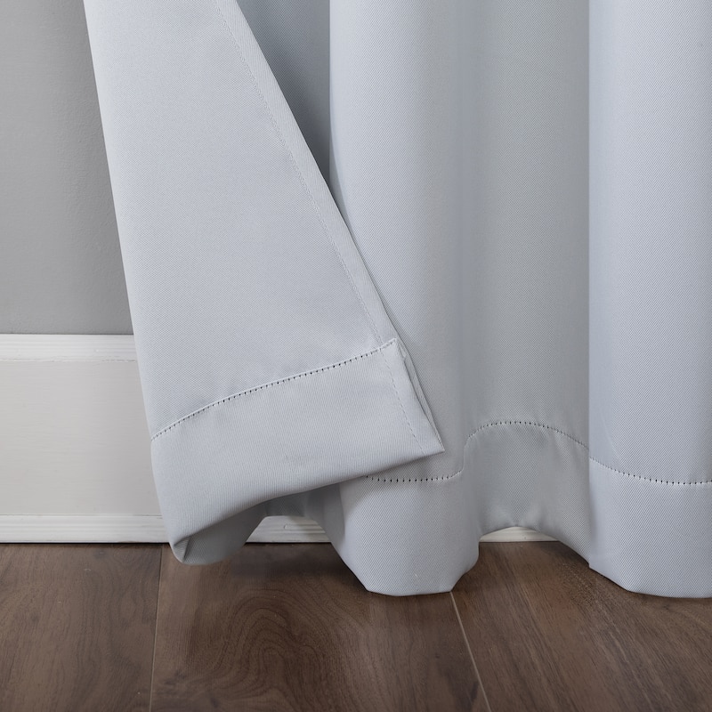 Sun Zero Hayden Patio Extra-Wide Blackout Grommet Sliding Patio Door Curtain Panel, Single Panel