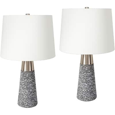 Catelina Modern Concrete Table Lamp Set