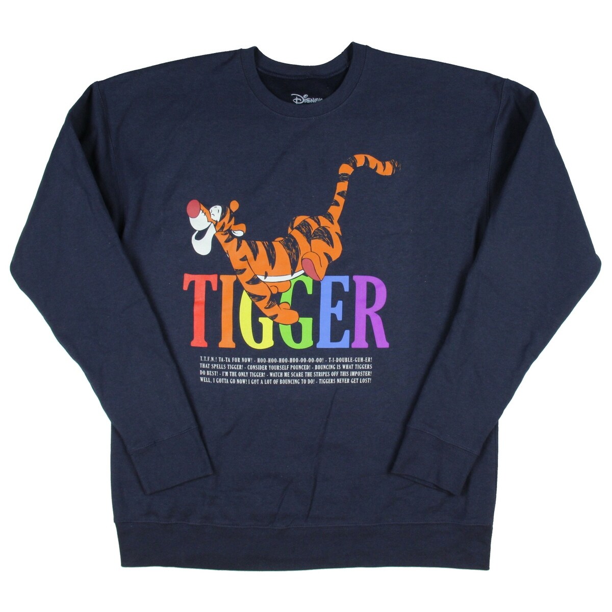 tigger zip up hoodie