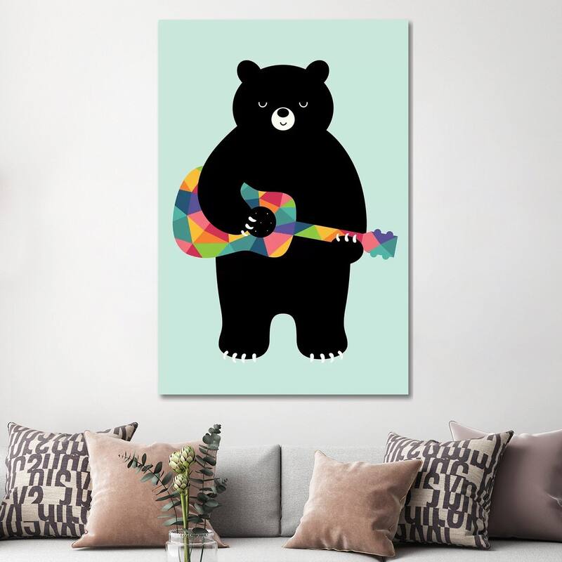iCanvas "Happy Song" by Andy Westface Canvas Print