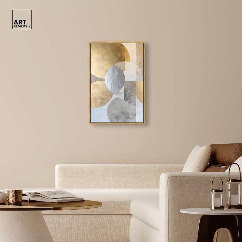 Golden Sequence I Canvas by Art Remedy