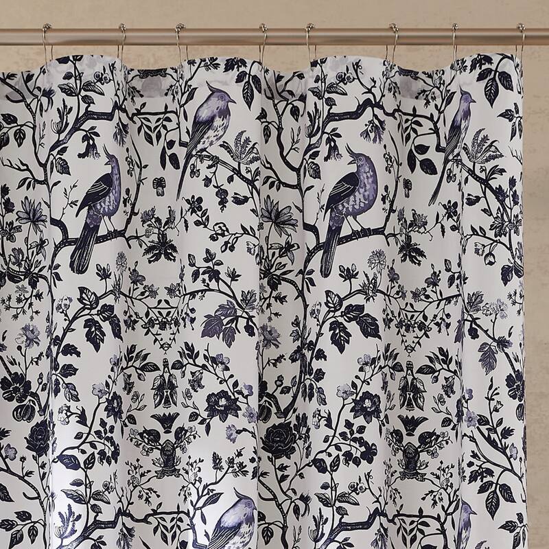 Brooklyn Loom Ava Floral Shower Curtain