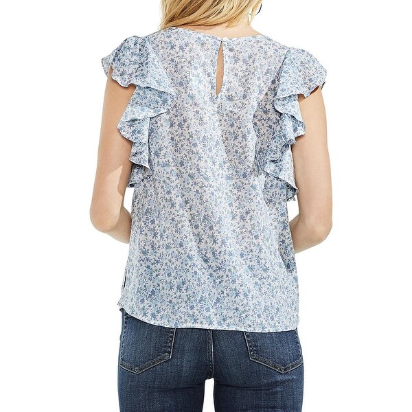 vince camuto ruffle blouse