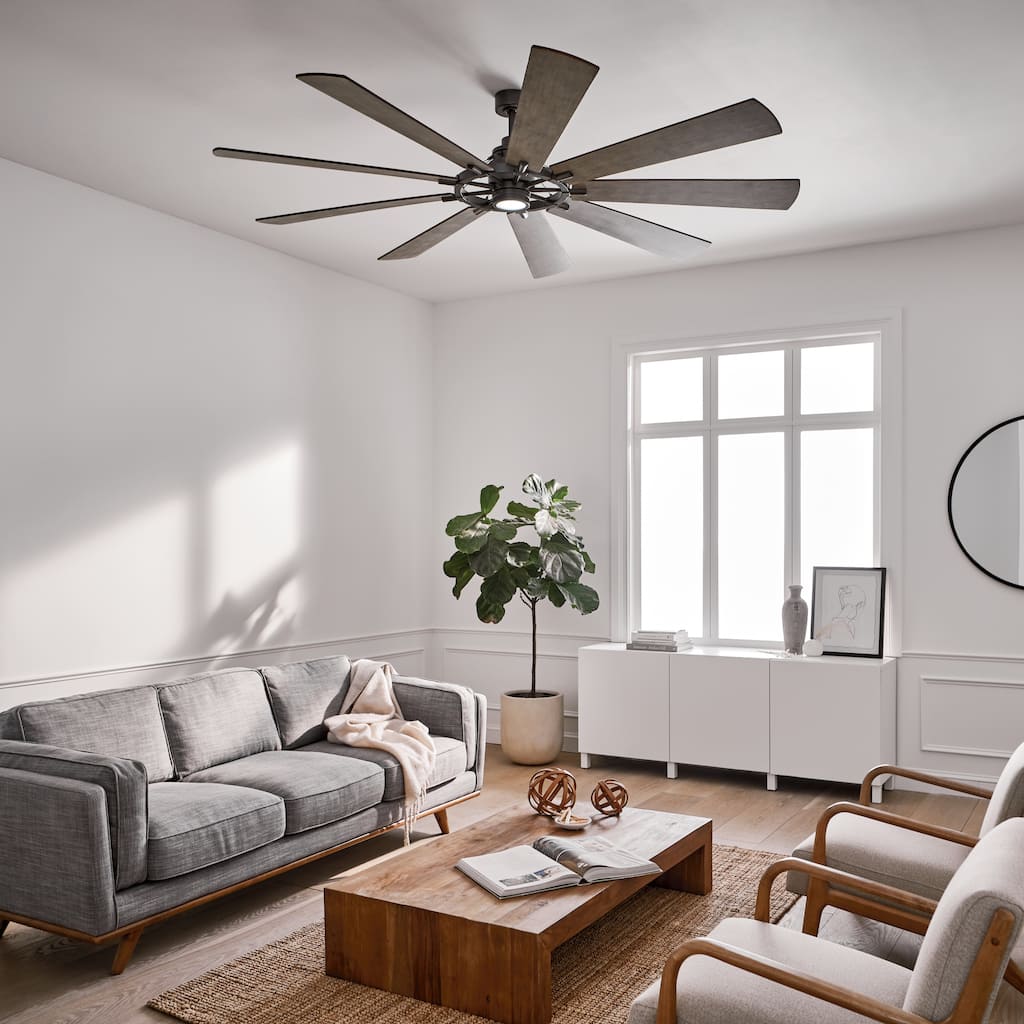 Gentry XL 85-inch LED Ceiling Fan (3-finish options)