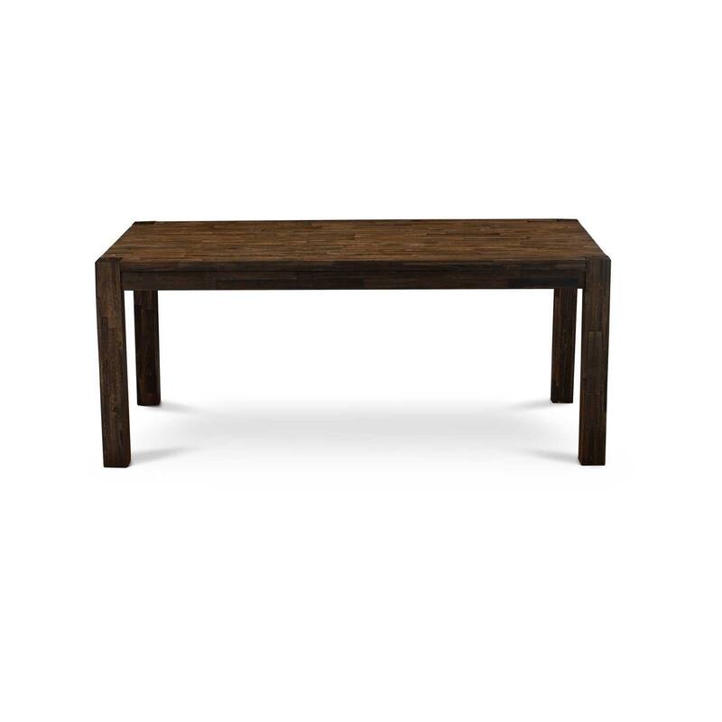 Modern 5 Piece Dining Set - Kitchen Table with 4 Chairs - Jacobean Finish