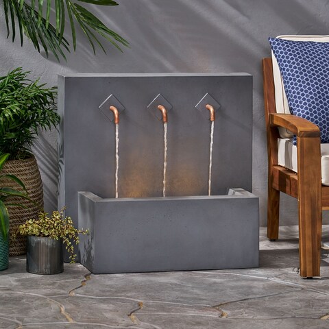 Cody Outdoor Outdoor 3 Spout Fountain by Christopher Knight Home