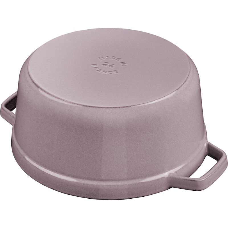 STAUB Cast Iron 4-qt Round Cocotte