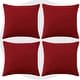 preview thumbnail 43 of 89, Deconovo Faux Linen Throw Pillow Covers 4 PCS(Cover Only)