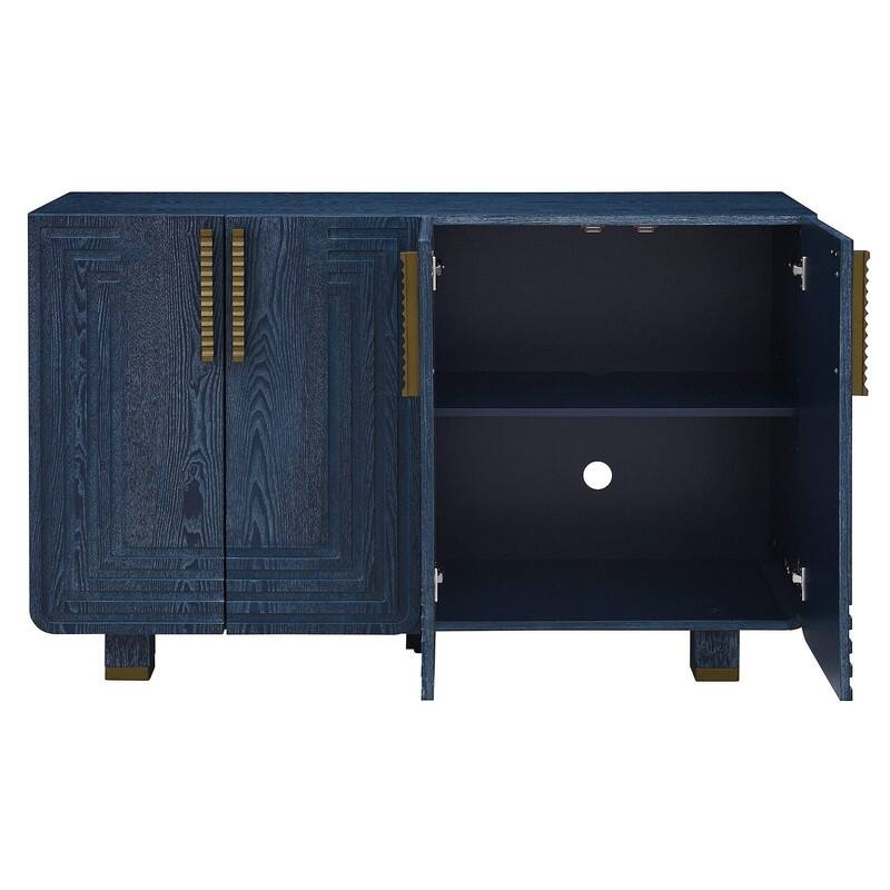 Retro 54" Vintage Sideboard with Adjustable Shelves for Versatile Storage Solutions