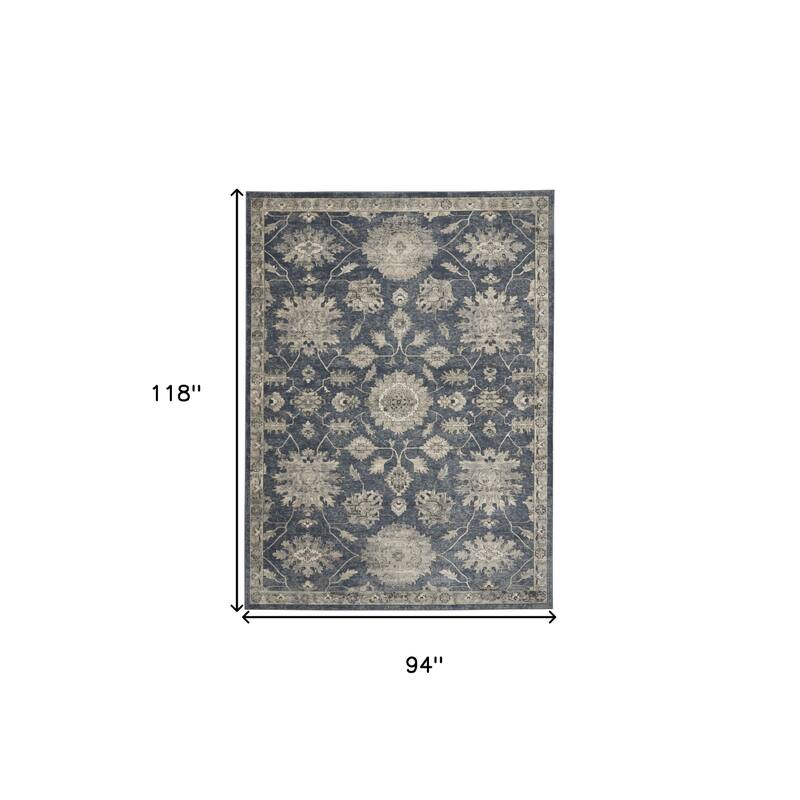 Meja Power Loomed Floral Traditional Area Rug By HomeRoots