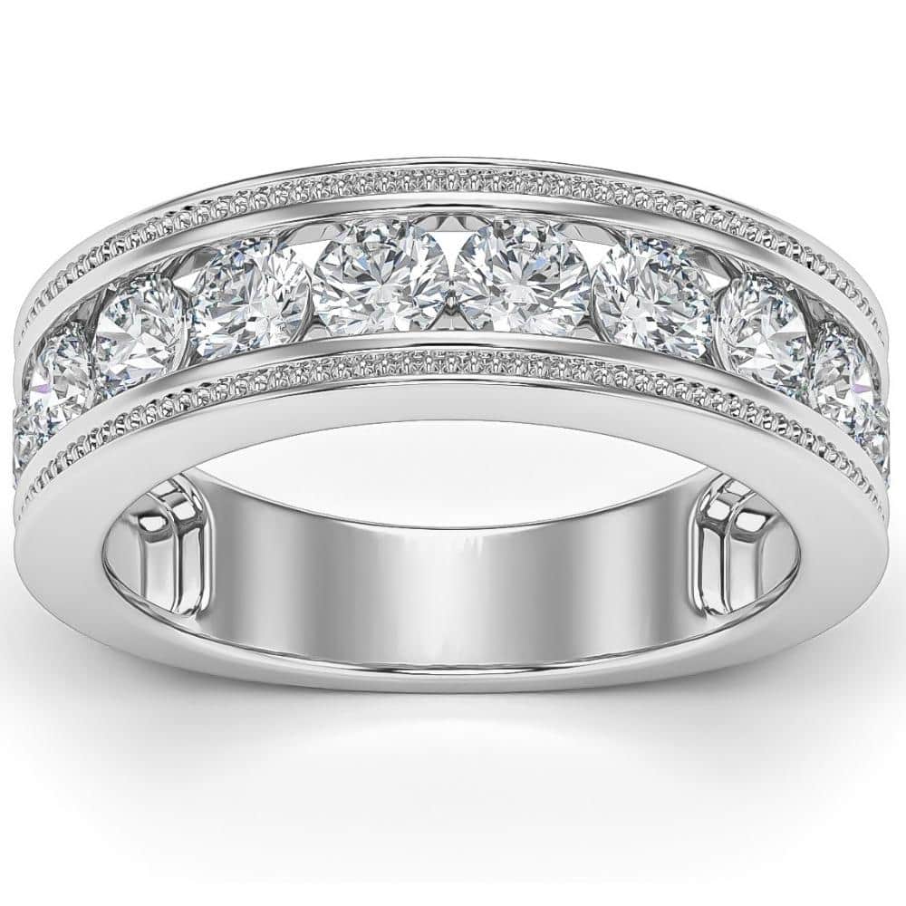 Bliss Diamond 1 3/4Ct Diamond Men's Ring in 10k White, Yellow, or Rose Gold