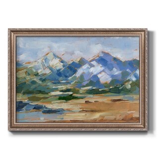 Blue Mountain Peaks II Premium Framed Canvas- Ready to Hang