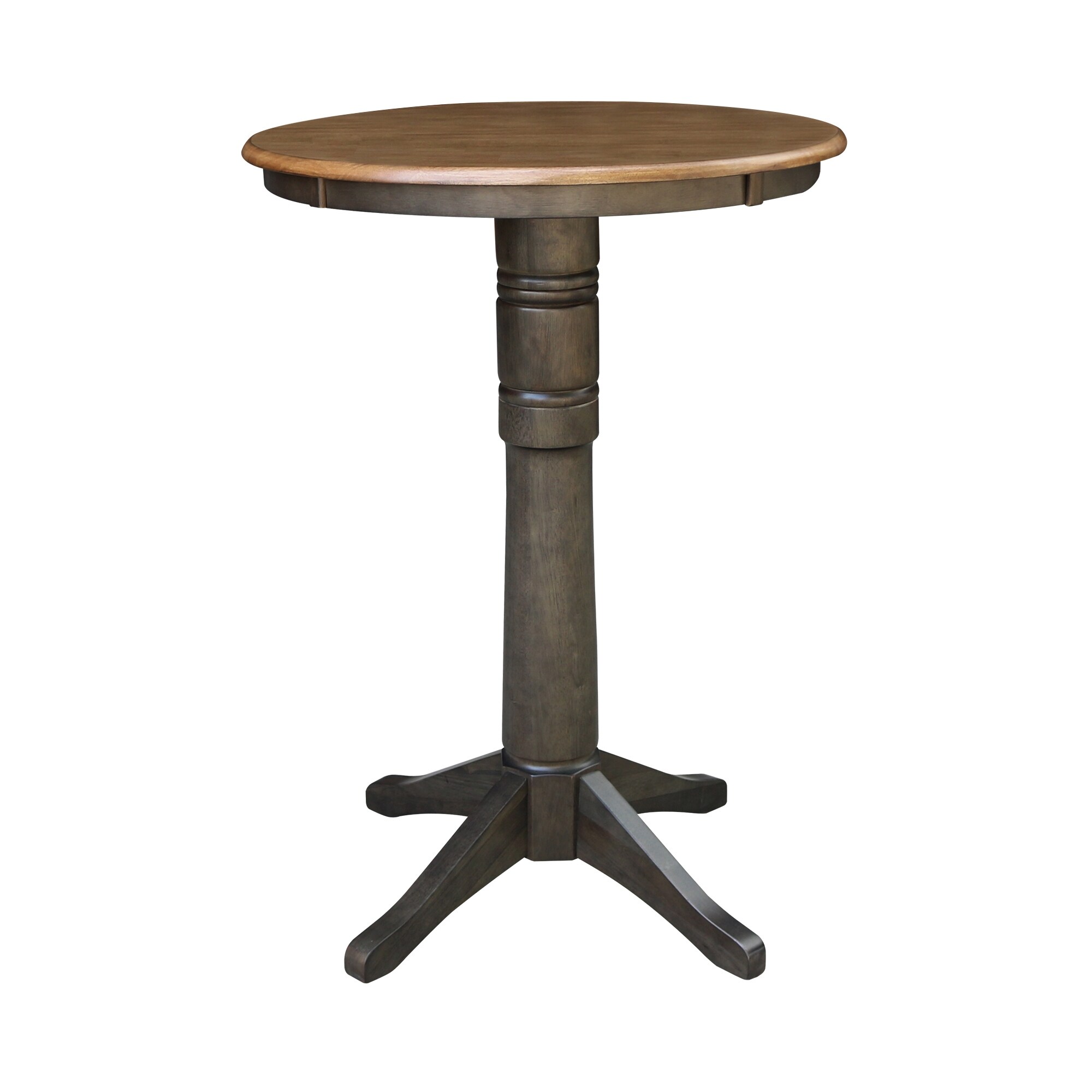 Solid Wood Round Pedestal Dining Table-image