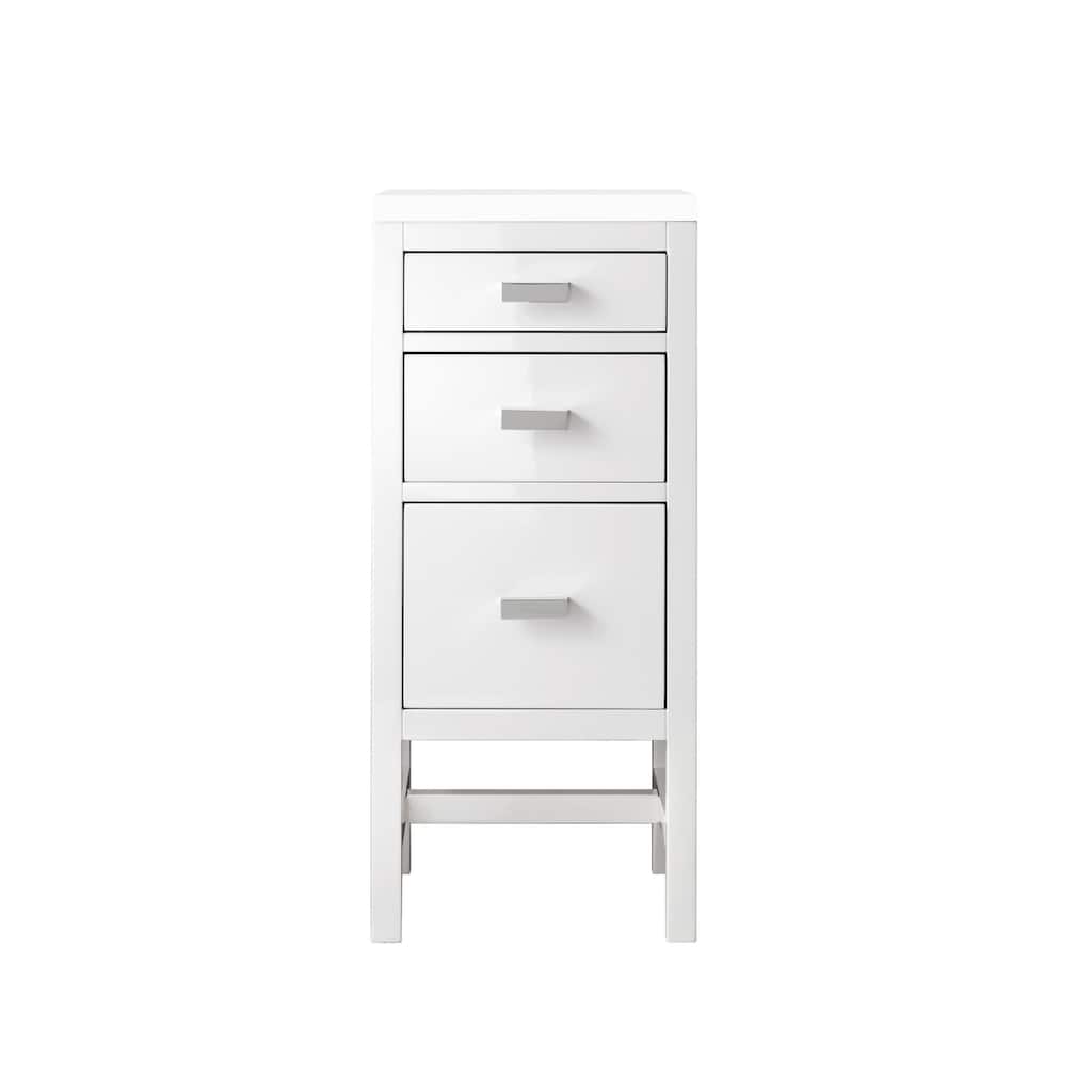 James Martin Vanities E444-BC15-3WZ Addison 15" Wood Cabinet with 3cm