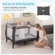 preview thumbnail 3 of 14, Portable Baby Nursery Center 4-in-1 Portable Travel Crib - 40" x 28.5" x 29" (L x W x H)