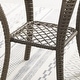preview thumbnail 15 of 13, Corvus Salerno Outdoor 22-inch Wicker Glass Table